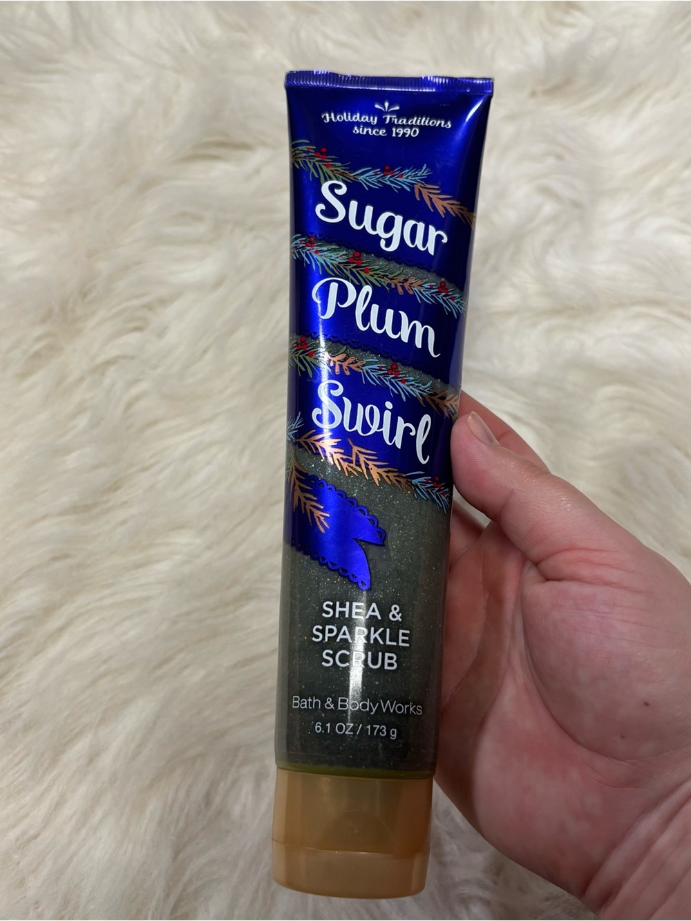 Bath and Body Works Sugar Plum Swirl Shea and Sparkle Scrub
